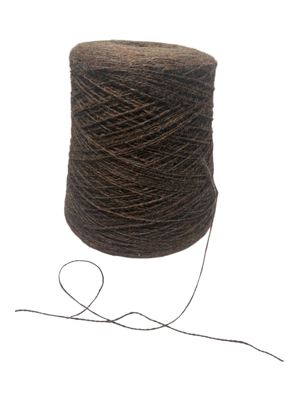 Brown Yarn Cone - Deep Shades of Chocolate Brown